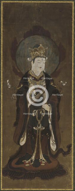 One of the twelve deva: Taishaku-ten (Indra), late 15th-early 16th century. Creator: Unknown.