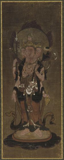 One of the twelve deva: Bonten (Brahma), late 15th-early 16th century. Creator: Unknown