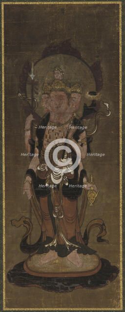 One of the twelve deva: Bonten (Brahma), late 15th-early 16th century. Creator: Unknown.