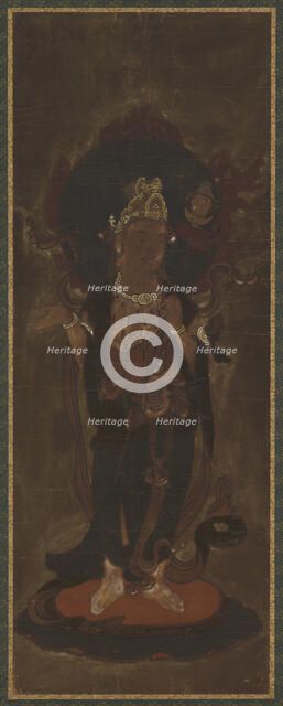 One of the twelve deva: Emma-ten (Yama or Suyama-deva?), late 15th-early 16th century. Creator: Unknown.