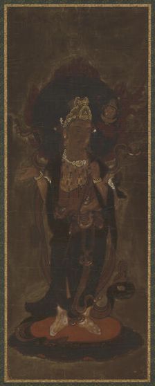One of the twelve deva: Emma-ten (Yama or Suyama-deva?), late 15th-early 16th century. Creator: Unknown