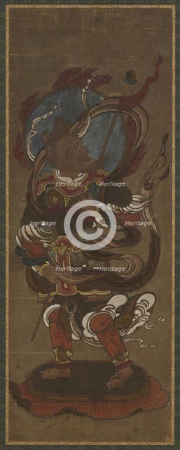 One of the twelve deva: Fu-ten (Vayu), late 15th-early 16th century. Creator: Unknown.