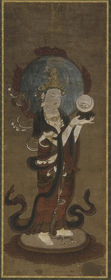 One of the twelve deva: Gwat'ten (Candra), late 15th-early 16th century. Creator: Unknown