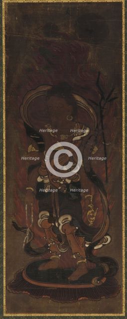One of the twelve deva: Kwa-ten (Agni), late 15th-early 16th century. Creator: Unknown.