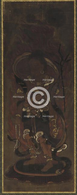 One of the twelve deva: Kwa-ten (Agni), late 15th-early 16th century. Creator: Unknown.