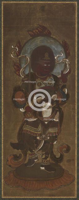 One of the twelve deva: Rasetsu-ten (Raksasa, specifically Nirrti), late 15th-early 16th century. Creator: Unknown.