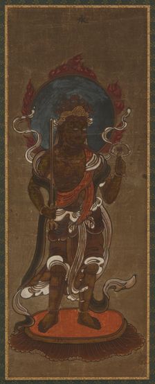 One of the twelve deva: Sui-ten (Varuna), late 15th-early 16th century. Creator: Unknown