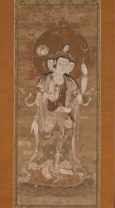One of the Twelve Devas: Bonten, 14th century. Creator: Unknown