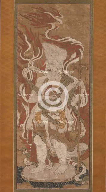 One of the Twelve Devas: Katen, 14th century. Creator: Unknown.