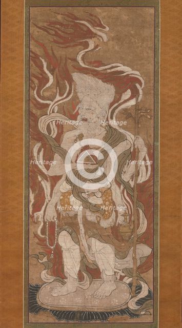 One of the Twelve Devas: Katen, 14th century. Creator: Unknown.