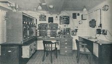 One of the Wireless Cabins in a modern liner 1936
