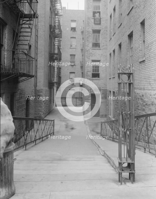 One of the better apartment houses, Hightstown, New Jersey, 1936. Creator: Dorothea Lange.