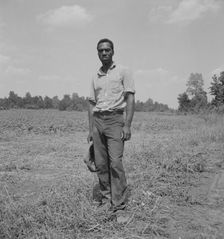 One of the farmers at the Delta cooperative farm, Hillhouse, Mississippi, 1937. Creator: Dorothea Lange