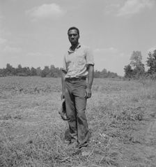 One of the farmers at the Delta cooperative farm, Hillhouse, Mississippi, 1937. Creator: Dorothea Lange
