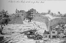 One of the Forts erected by the Parliament for the defence of London during the Civil War c1808