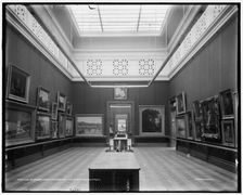 One of the galleries, Corcoran Gallery of Art, Washington, D.C., between 1905 and 1915. Creator: Unknown