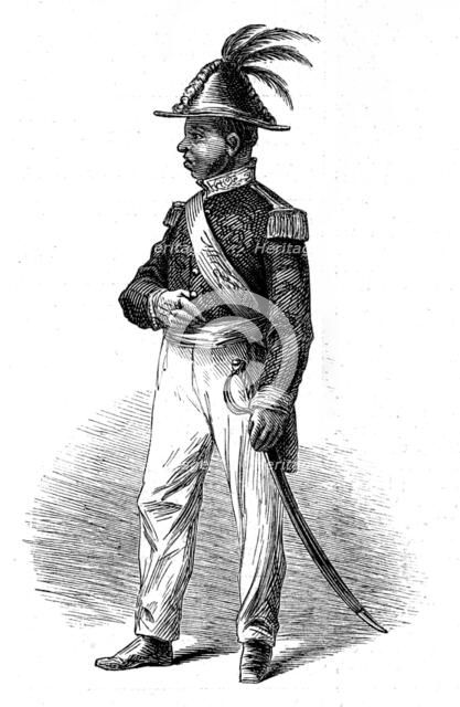 One of the Governor's staff, Majunga, 1873. Creator: Unknown.