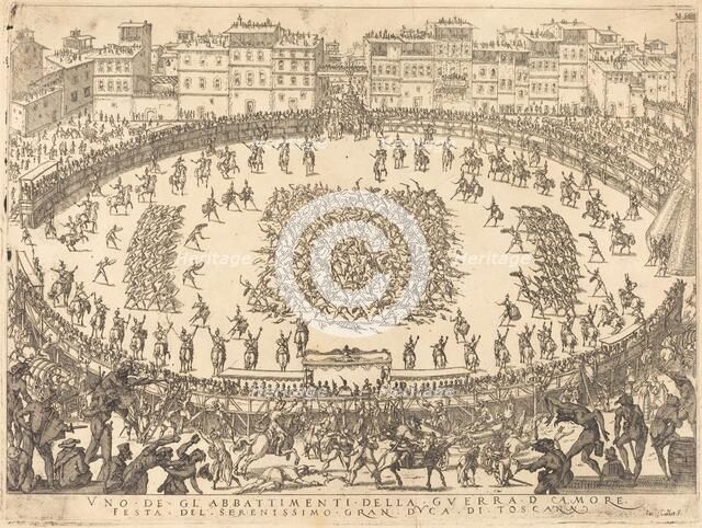 One of the Infantry Combats, 1616. Creator: Jacques Callot.