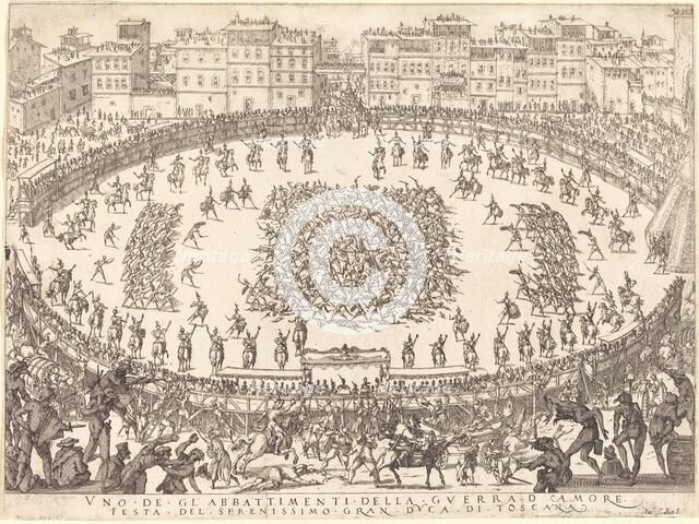 One of the Infantry Combats, 1616. Creator: Jacques Callot.