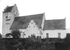 One of the last pictures of the old church of Trelleborg, Sweden, c1910s(?). Creator: Unknown