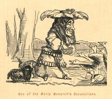 One of the Merry Monarch's Occupations 1897. Creator: John Leech