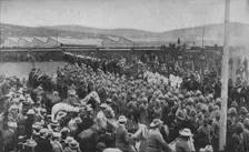 One of the Painful Incidents of the War: Captured British Troops Being Marched Into Pretoria 1902