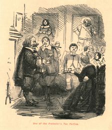 One of the Protector's Tea Parties 1897. Creator: John Leech