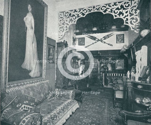 'One of the Reception Rooms at the Sandow Institute',c1898. Artist: Unknown.