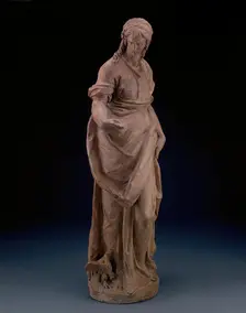 One of the Set of the Four Evangelists: John, modeled c. 1580. Creator: Alessandro Vittoria