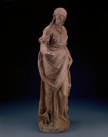 One of the Set of the Four Evangelists: John, modeled c. 1580. Creator: Alessandro Vittoria