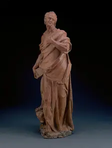 One of the Set of the Four Evangelists: Luke, modeled c. 1580. Creator: Alessandro Vittoria