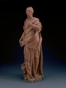One of the Set of the Four Evangelists: Luke, modeled c. 1580. Creator: Alessandro Vittoria