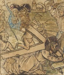 One of the Seven Falls of Christ (Schr. 655), 15th century., 15th century. Creator: Anon