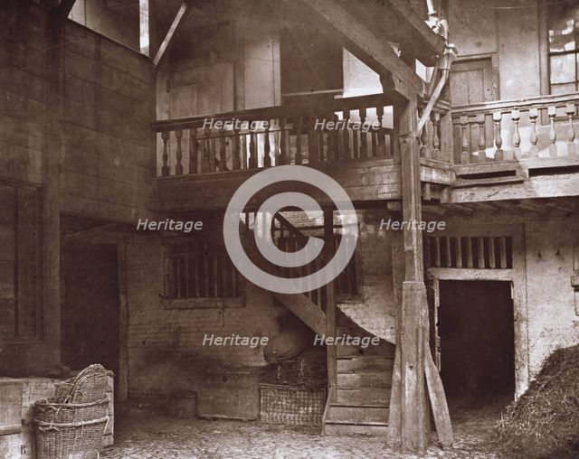 One of the Staircases, The Oxford Arms, Warwick Lane, 1875, c1875. Creator: Alfred & John Bool.