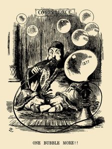 One Bubble More!! (From Punch Magazine) , 1877. Creator: Tenniel, Sir John (1820-1914)