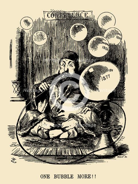 One Bubble More!! (From Punch Magazine) , 1877. Creator: Tenniel, Sir John (1820-1914).