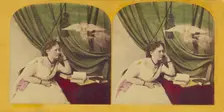 \One by one, the Sands are flowing\., about 1870. Creator: F. G. Weller