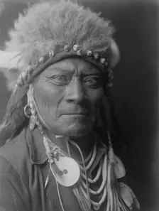 One Blue Bead, c1908. Creator: Edward Sheriff Curtis