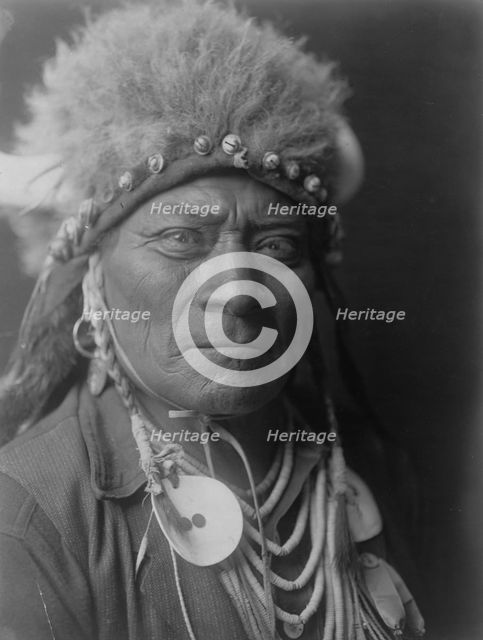 One Blue Bead, c1908. Creator: Edward Sheriff Curtis.