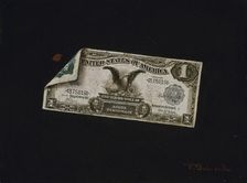 One Dollar Silver Certificate, 1898/1900. Creator: Victor Dubreuil