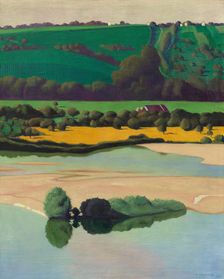 One evening on the Loire, 1923. Creator: Vallotton, Felix Edouard (1865-1925)