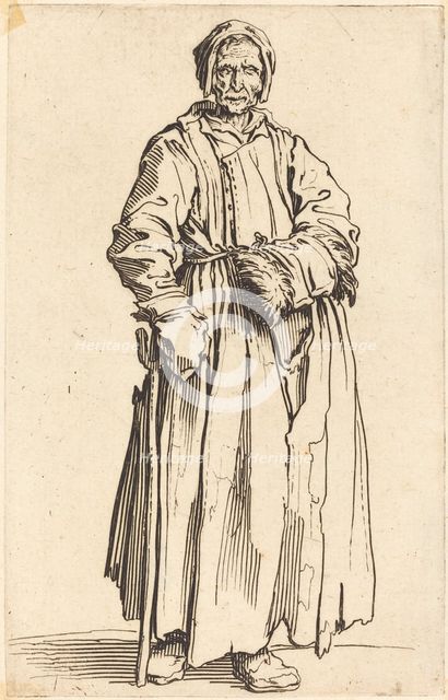 One-Eyed Woman, c. 1622. Creator: Jacques Callot.
