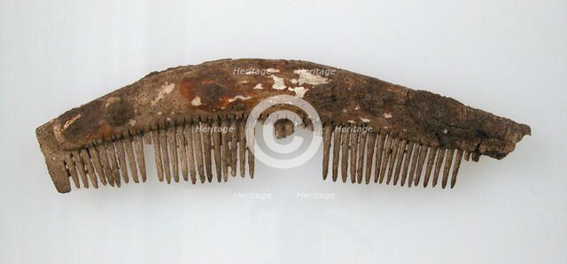 One Edged Comb, Frankish, 7th century. Creator: Unknown.