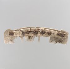 One Edged Comb, Frankish, 7th century (?). Creator: Unknown