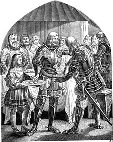 One egg apiece all round, but two eggs for the gallant Schweppermann, 1840