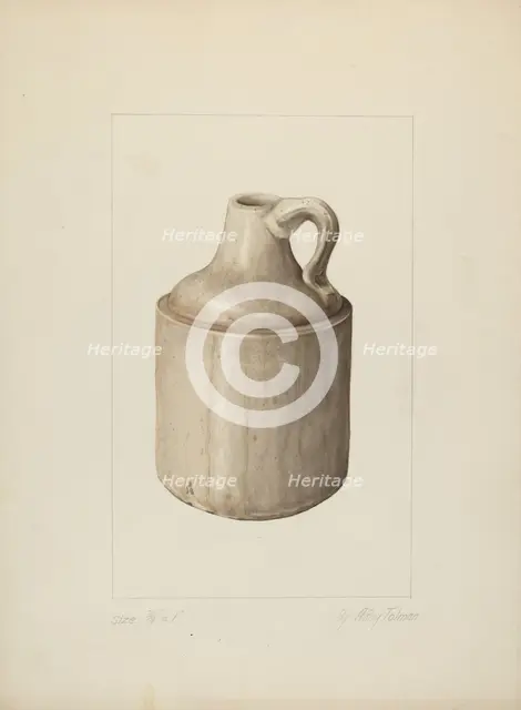 One Gallon Jug, 1935/1942. Creator: A. R. Tolman.