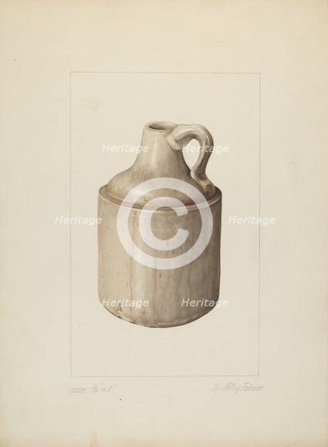 One Gallon Jug, 1935/1942. Creator: A. R. Tolman.