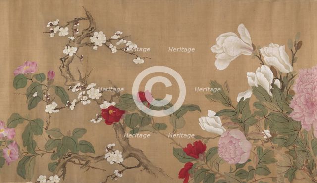 One Hundred Flowers, 18th century. Creator: Unknown.