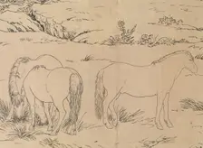 One Hundred Horses, datable to 1723-25. Creator: Giuseppe Castiglione