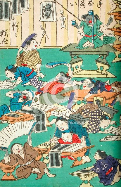 One Hundred Pictures by Kyosai (image 3 of 6), between 1863 and 1866. Creator: Kawanabe Kyosai.
